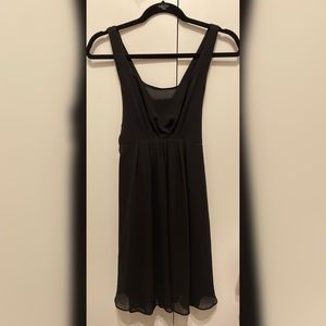 Love21 by Forever 21 Little black dress, size small semi sheer ties in the back